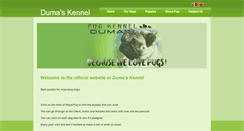 Desktop Screenshot of dumaskennel.com